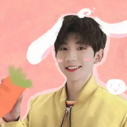 [王源][分享]190125 绝世大可爱王源出现 今天是粉白粉白的小兔纸