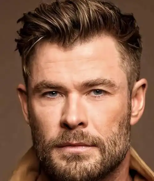 男人过了50岁换发型就选这一款哪怕头发花白依然很时尚