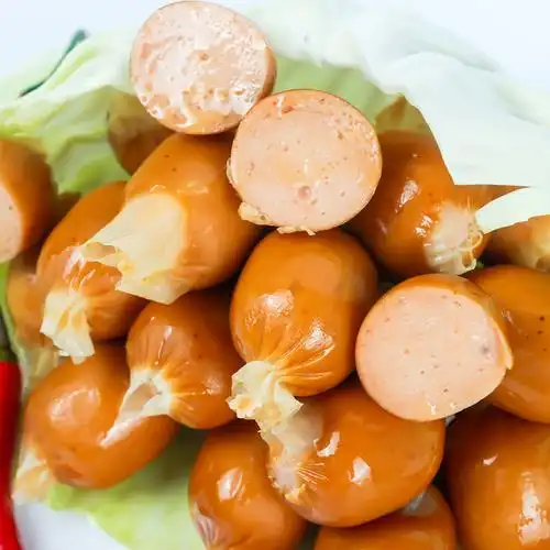 维京芝士波波肠1kg 波仔肠7-11芝士夹心脆皮肠烧烤火锅食材80粒