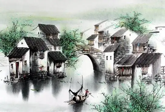 6.26水墨艺趣班周日14:00课程:国画《小桥流水人家》