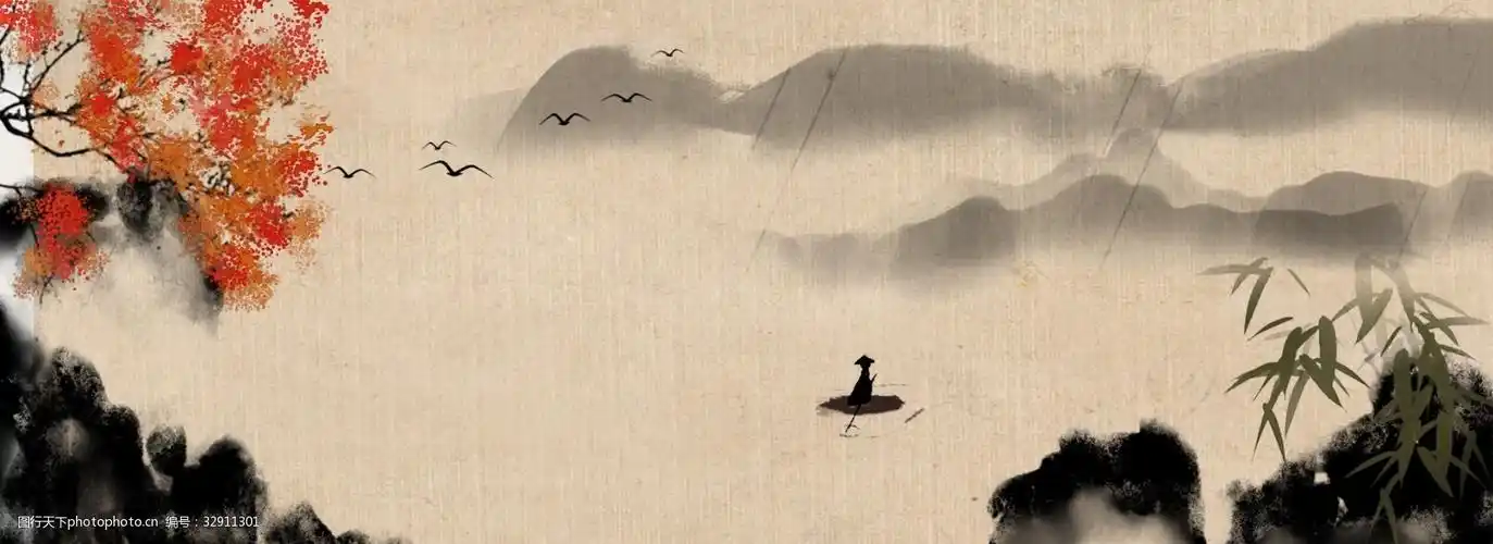 复古中国风主题背景