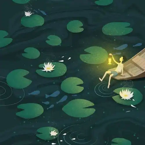 安静轻松头像图片,满船清梦压星河