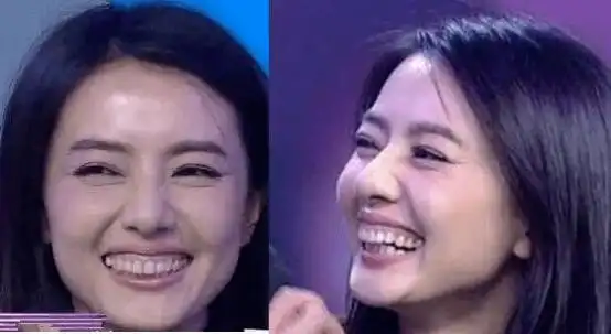 但高圆圆貌似也注意到这个问题,后来笑起来都克制多了.