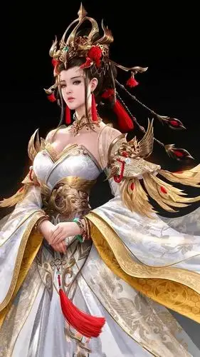 一组古装玄幻风格插画