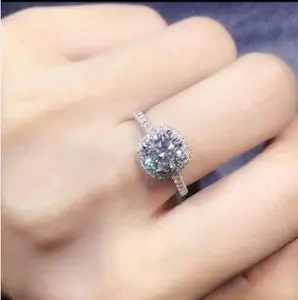 u10克拉全美方钻十克拉喜宝同款戒指钻戒夸张公主方仿真戒锆石