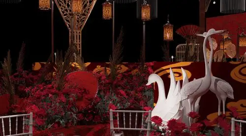 个性化婚礼该如何设计?中国风元素的重组,别有韵味令人心动