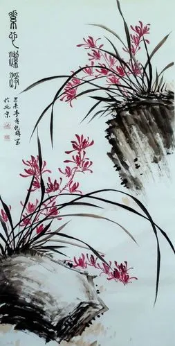 国画—写意兰花