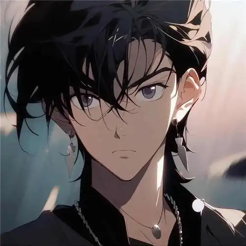 超酷男生暗黑系动漫头像图片