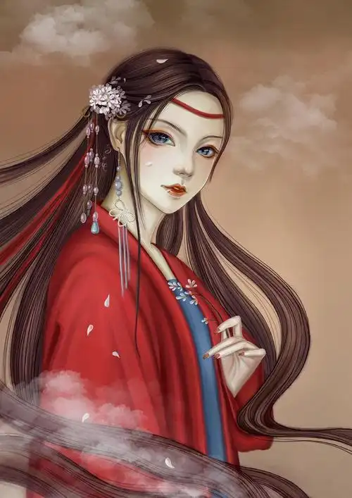 古风插画人物|插画|艺术插画|白子纯 - 原创作品 - 站酷 (zcool)