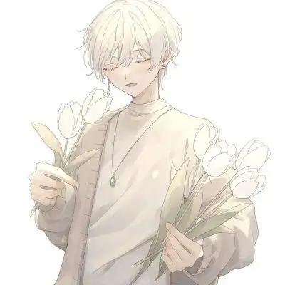 手绘温柔男生头像越温柔越会让你想使用的