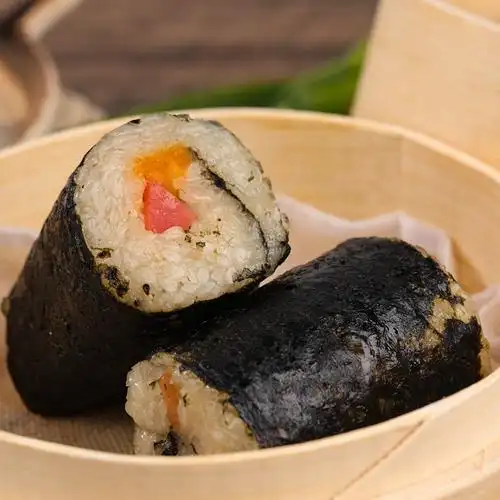 晨海寿司1000克10个手工肉松饭团学生午餐半成品自热米饭