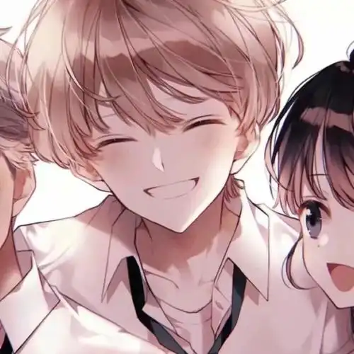 三人男女卡通头像