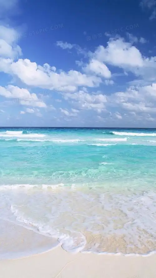 清凉海滩风景h5背景背景图片下载_1080x1920像素jpg格式_编号1pyfqro6