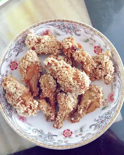 爱我的小熙熙做的面包糠炸鸡翅