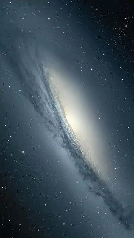 灰蓝色梦幻星空h5背景素材