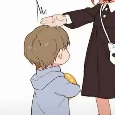 情侣头像萌系高清可爱卡通一左一右图片