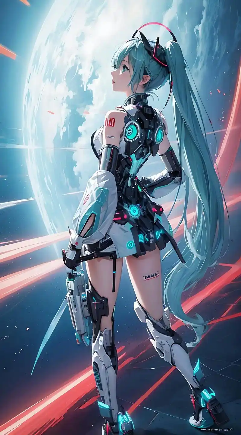 科技感满满的初音未来系列壁纸又来咯