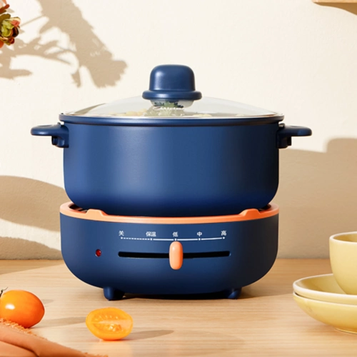 美的电火锅家用分体式电炒锅电热锅学生宿舍锅电煮锅多功能一体锅