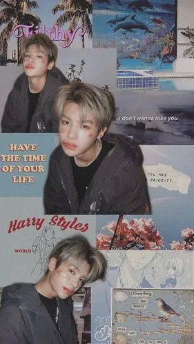 黄明昊拼贴壁纸/justin/爱豆壁纸/手机壁纸