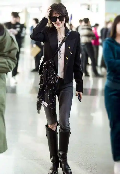 原创王子文简直小个子穿搭范本时髦又不费力照着学就对了