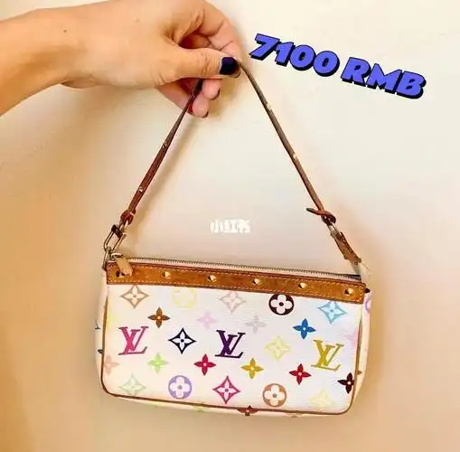 lvpchette白三彩老花麻将包