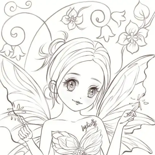 procreate  #可爱头像  #angelababy  #精灵  #线稿  #q版  #笔记