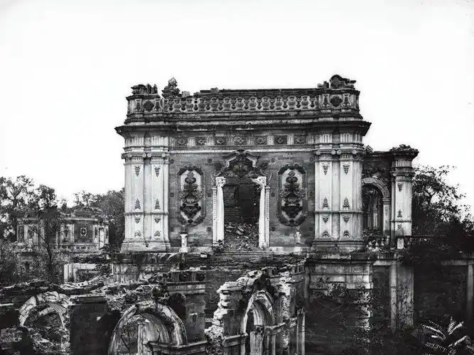 圆明园西洋楼遗址1873年旧照