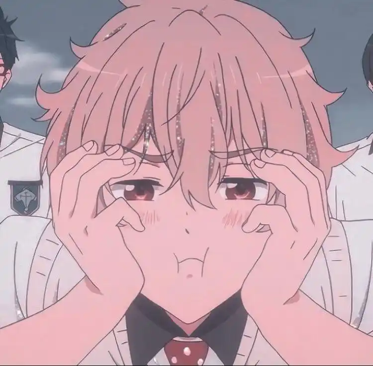 「第160期」动漫男头:呆萌可爱 粉色系 无水印男生头像