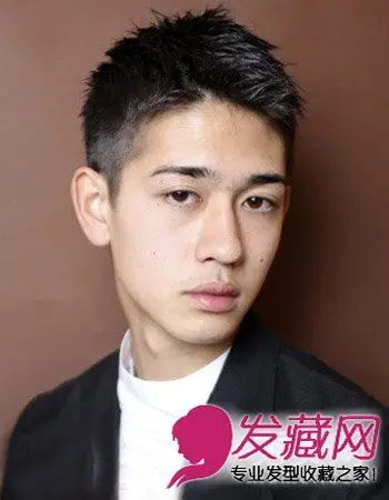 简单的定位烫短发发型 短卷发显高更帅气(6)