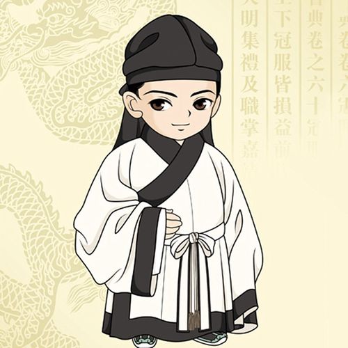 浩然巾首服帽明制幅巾汉服帽男深衣古装包头帽黑色舞台优雅头巾帽