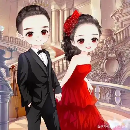 可爱浪漫头像,超萌卡通图片,甜蜜情侣头像设计