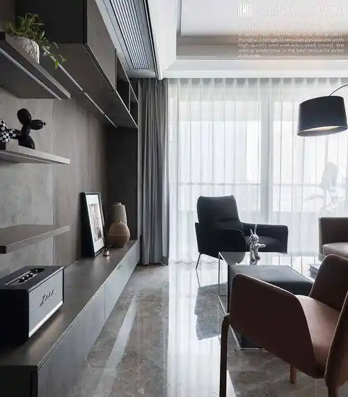 杨浦区阳光城檀越140平现代简约风格四室户装修效果图