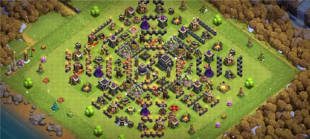 9本九本八卦阵,部落冲突阵型分享,9本九本八卦阵分享链接,9本九本八卦