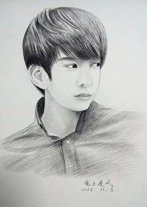 素描帅哥练习~|纯艺术|绘画|兔子凌风 - 原创作品 - 站酷 (zcool)