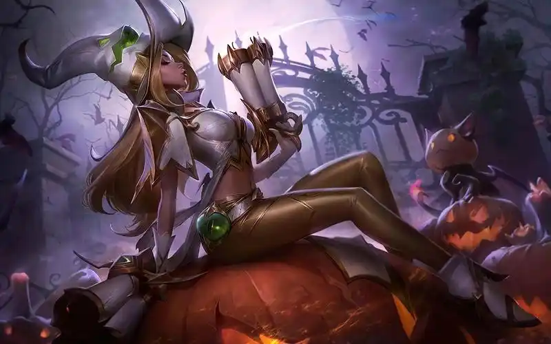 【lol】女枪魅惑女巫至臻2022皮肤演示