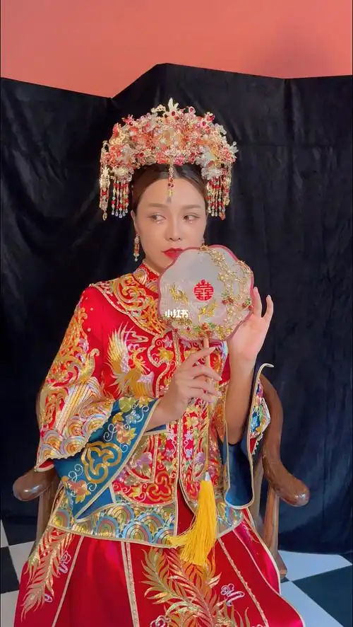 新娘造型我的中式婚礼