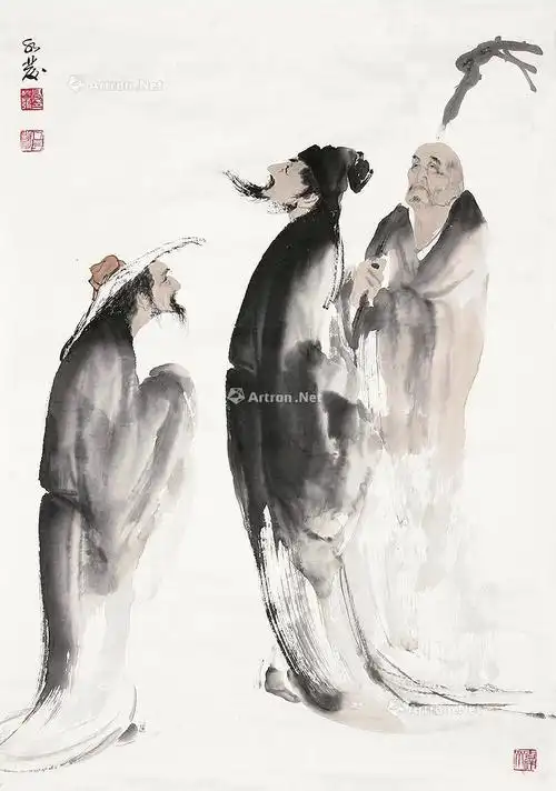 0156 桃园三结义 镜片 纸本