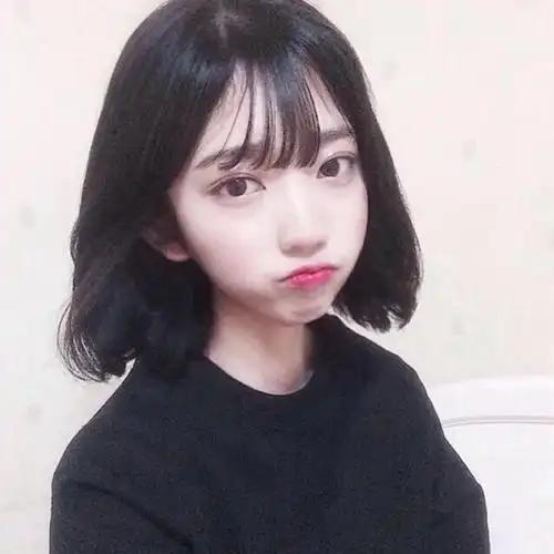 短发叫空气刘海,好爱