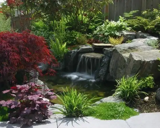 花园水景-庭院设计-花园设计案例