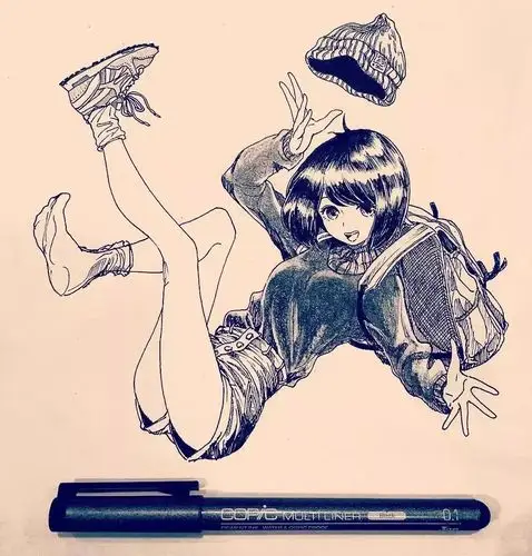 临摹完这组动漫插画连你的速写水平都能大幅度提高了