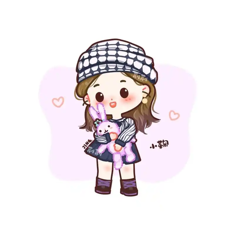原创|q版女孩|鞠婧祎.今天画了美丽又可爱的小鞠哦0909  - 抖音