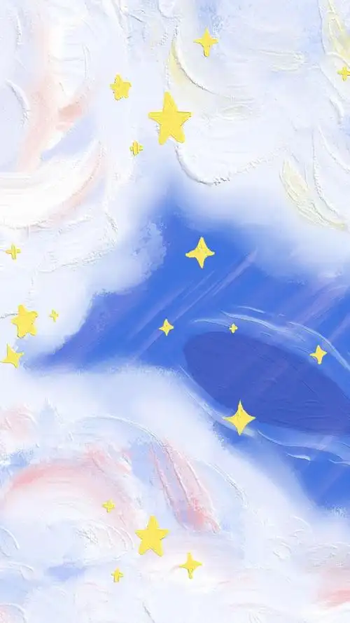 油画壁纸 - 春日壁纸插画 素材 ins 韩系 可爱 简约 手绘 动漫 锁屏