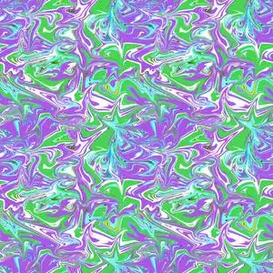 蓝绿色和紫色抽象大理石无缝图案背景,有趣的结构.