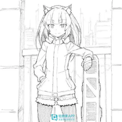 漫画线稿图片100张_漫画新手线稿临摹素材