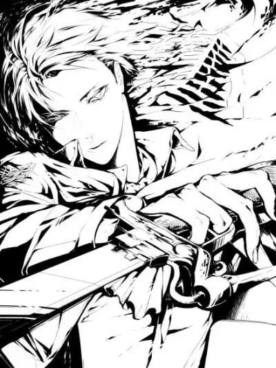 进击的巨人#利威尔兵长#一米六#里维#黑白美图#线稿