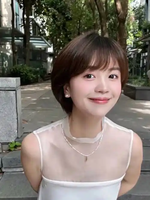 知性时尚真耐看——露耳波波头,短发新风尚