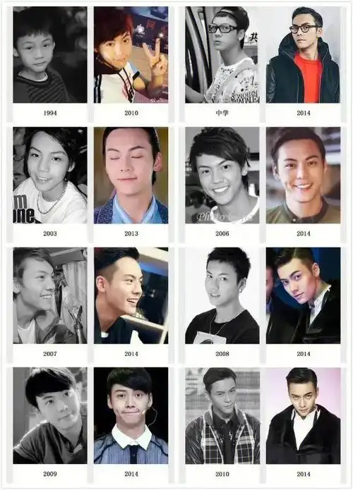 陈伟霆从小帅到大啊