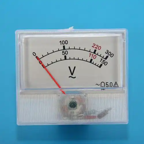 供应仿日表55*47电流电压表 指针式交流电压表 学生实验仪器仪表