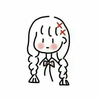 q萌可爱好创意动漫 简笔画可爱美少女动漫简笔画卡通漫画手绘头像线稿