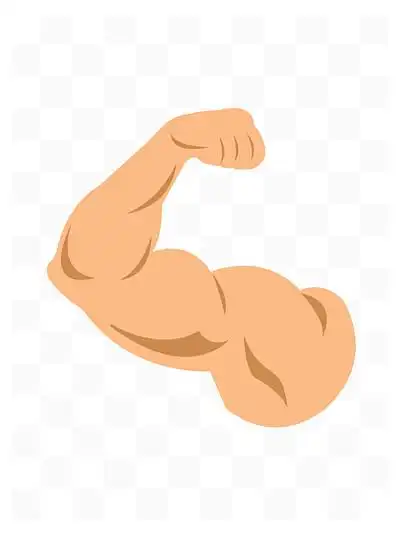 肌肉手臂 卡通设计素材免费下载_肌肉手臂 卡通设计图片-千图网平面